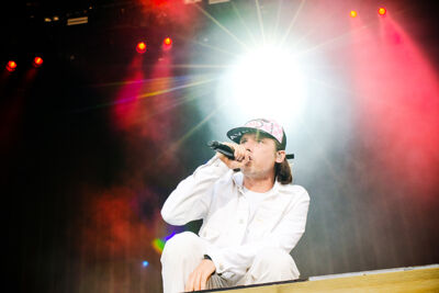Orelsan @ Dour Festival 2019, picture 3, photographed by Magali Decamps - FrontView Magazine