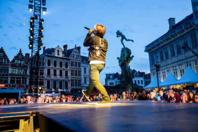 Vlaanderen Boven Band @ Vlaanderen Feest - Antwerpen, foto 34, foto's door Dimitri Vanlommel - FrontView Magazine