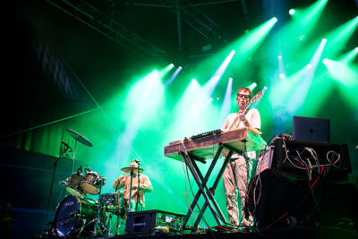 Battles @ Dour Festival 2019, picture 6, photographed by Magali Decamps - FrontView Magazine