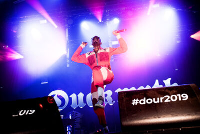 Duckwrth @ Dour Festival 2019, picture 2, photographed by Magali Decamps - FrontView Magazine