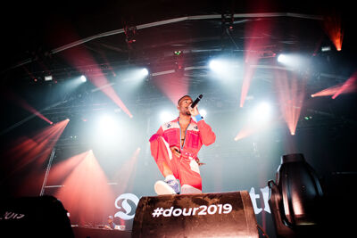 Duckwrth @ Dour Festival 2019, picture 3, photographed by Magali Decamps - FrontView Magazine