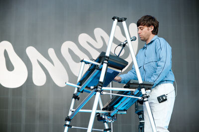 Metronomy @ Dour Festival 2019, picture 1, photographed by Magali Decamps - FrontView Magazine