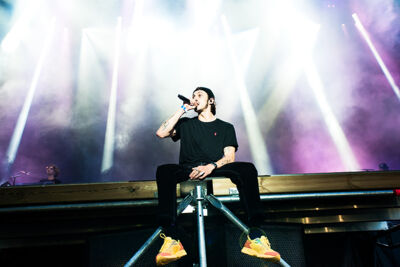 Roméo Elvis @ Dour Festival 2019, picture 2, photographed by Magali Decamps - FrontView Magazine