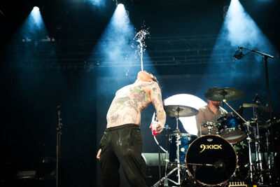 Viagra Boys @ Dour Festival 2019, picture 6, photographed by Magali Decamps - FrontView Magazine