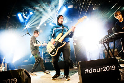 Viagra Boys @ Dour Festival 2019, picture 12, photographed by Magali Decamps - FrontView Magazine