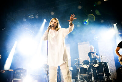 Whispering Sons @ Dour Festival 2019, picture 5, photographed by Magali Decamps - FrontView Magazine
