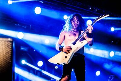 Airbourne @ dynamo metalfest, foto 5, foto's door Gert Daemen - FrontView Magazine
