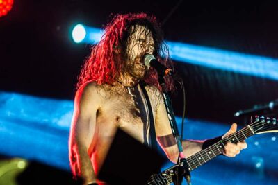 Airbourne @ dynamo metalfest, foto 7, foto's door Gert Daemen - FrontView Magazine