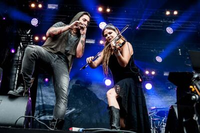 Eluveitie @ Dynamo metalfest, foto 1, foto's door Gert Daemen - FrontView Magazine