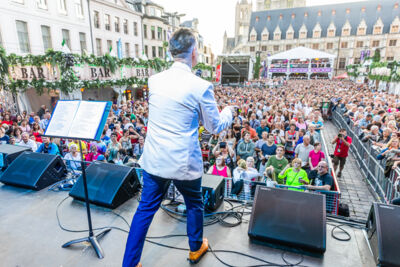Koen Crucke @ Vlaanderen Zingt - Gentse Feesten, picture 15, photographed by Dimitri Vanlommel - FrontView Magazine