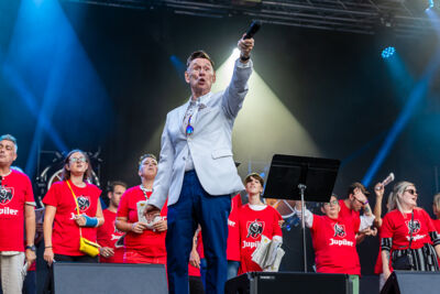 Koen Crucke @ Vlaanderen Zingt - Gentse Feesten, picture 20, photographed by Dimitri Vanlommel - FrontView Magazine