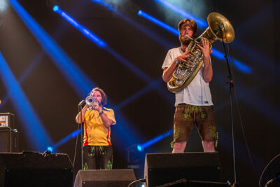 LaBrassBanda @ Dranouter, picture 2, photographed by Chris Lippens - FrontView Magazine