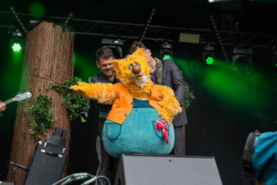 Meneer beer en de woeste wolven @ Linkerwoofer 2019, picture 20, photographed by Marc Verdonck - FrontView Magazine