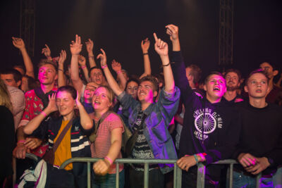 Gestapo Knallmuzik @ Linkerwoofer 2019, picture 11, photographed by Marc Verdonck - FrontView Magazine