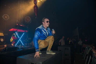 Gestapo Knallmuzik @ Linkerwoofer 2019, picture 36, photographed by Marc Verdonck - FrontView Magazine