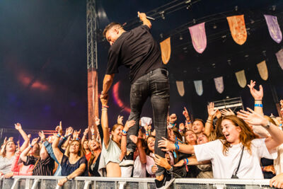 Victor & Kobe @ Rijvers Festival 2019, picture 11, photographed by Dimitri Vanlommel - FrontView Magazine