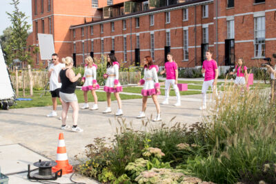 K3 - opname clip 'Altijd blijven dromen' @ Chocoladefabriek Tongeren, picture 22, photographed by Hilde  Hermans - FrontView Magazine
