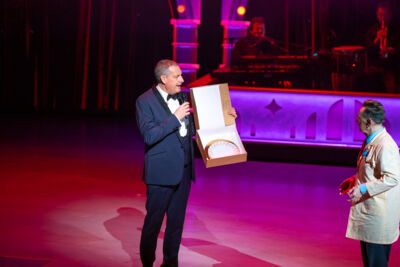 Première afscheidsshow Samson & Gert @ Studio 100 Pop-Up Theater, picture 21, photographed by dirk janssens - FrontView Magazine