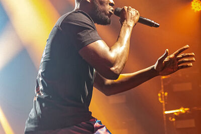 Stormzy @ Ancienne Belgique, picture 2, photographed by Edwin Houdevelt - FrontView Magazine
