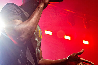 Stormzy @ Ancienne Belgique, picture 3, photographed by Edwin Houdevelt - FrontView Magazine