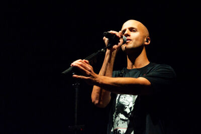 Milow @ Lotto Arena, foto 7, foto's door Sandra Van Watermeulen - FrontView Magazine
