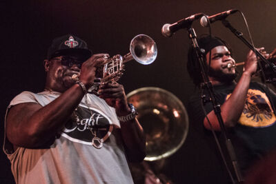 Hot 8 Brass Band @ Ancienne Belgique, picture 14, photographed by Tom Stessens - FrontView Magazine