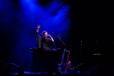 Joachim Badenhorst @ Jazz Middelheim, foto 1, foto's door Marc Verdonck - FrontView Magazine