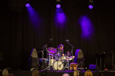 Simon Segers solo @ Jazz Middelheim, picture 1, photographed by Marc Verdonck - FrontView Magazine
