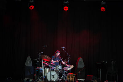 Simon Segers solo @ Jazz Middelheim, picture 3, photographed by Marc Verdonck - FrontView Magazine