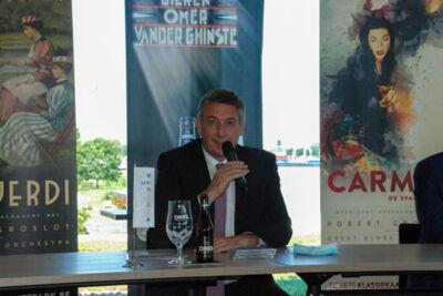 Persconferentie Klassiek in het park, aan zee en aan de Schelde @ Royal Yacht Club Linkeroever, picture 1, photographed by Peter Minnebo - FrontView Magazine