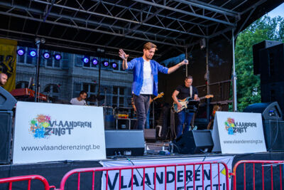 Stef Poelmans en band @ Vlaanderen Zingt Merksem, foto 40, foto's door Dimitri Vanlommel - FrontView Magazine