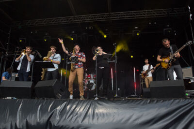 Jamaican Jazz Orchestra @ Sfinks Mundial XL, picture 1, photographed by Marc Verdonck - FrontView Magazine
