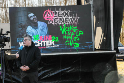 Persconferentie Alex Agnew @ Festivalpark Werchter, picture 17, photographed by Peter Minnebo - FrontView Magazine