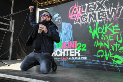Persconferentie Alex Agnew @ Festivalpark Werchter, picture 22, photographed by Peter Minnebo - FrontView Magazine