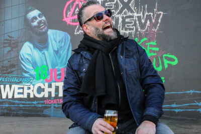 Persconferentie Alex Agnew @ Festivalpark Werchter, picture 24, photographed by Peter Minnebo - FrontView Magazine