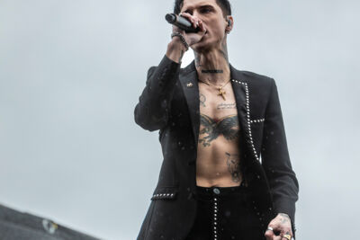 Black Veil Brides @ Rock am Ring 2022, foto 14, foto's door Edwin Houdevelt - FrontView Magazine