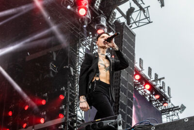 Black Veil Brides @ Rock am Ring 2022, foto 15, foto's door Edwin Houdevelt - FrontView Magazine