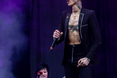 Black Veil Brides @ Rock am Ring 2022, foto 20, foto's door Edwin Houdevelt - FrontView Magazine