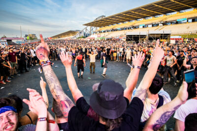 Don Broco @ Rock am Ring 2022, picture 10, photographed by Dorien Goetschalckx - FrontView Magazine