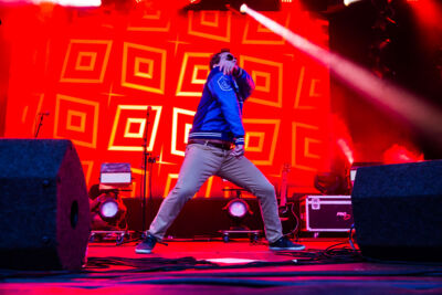 Gestapo Knallmuzik @ Linkerwoofer 2022, picture 6, photographed by Marc Verdonck - FrontView Magazine
