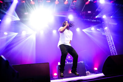 Kenny Mason @ Dour Festival 2022, picture 3, photographed by Magali Decamps - FrontView Magazine