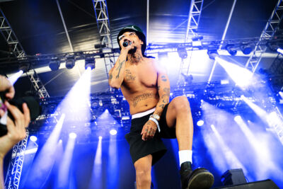 Green Montana @ Dour Festival 2022, picture 2, photographed by Magali Decamps - FrontView Magazine