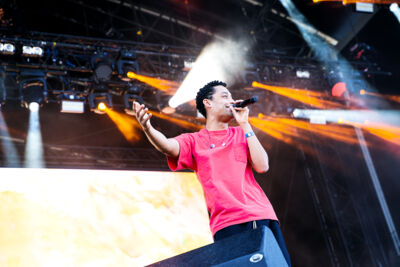 Loyle Carner @ Dour Festival 2022, picture 5, photographed by Magali Decamps - FrontView Magazine