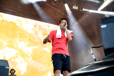 Loyle Carner @ Dour Festival 2022, picture 8, photographed by Magali Decamps - FrontView Magazine