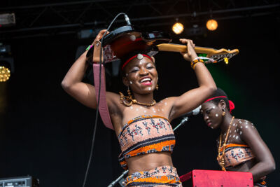Star Feminine Band @ Sfinks Mixed 2022, picture 11, photographed by Marc Verdonck - FrontView Magazine