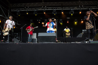 The Garifuna Collective @ Sfinks Mixed 2022, foto 1, foto's door Marc Verdonck - FrontView Magazine