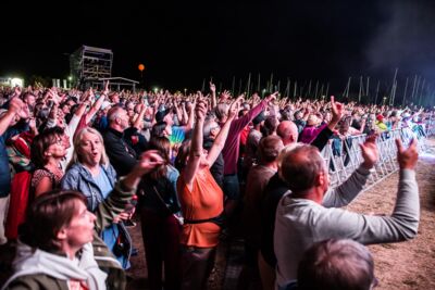 Simple Minds @ Nostalgie Beach Festival 2022, picture 33, photographed by Marc Verdonck - FrontView Magazine