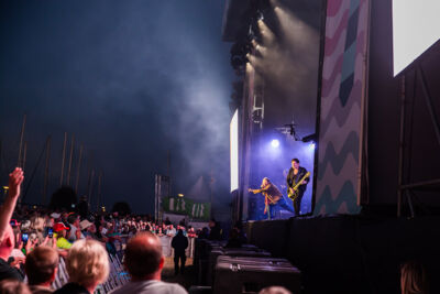 Simple Minds @ Nostalgie Beach Festival 2022, picture 36, photographed by Marc Verdonck - FrontView Magazine