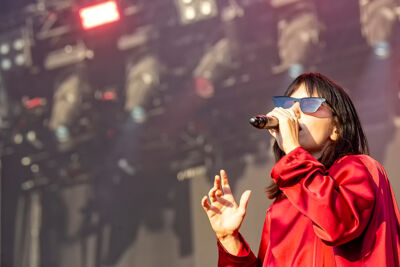 Sylvie Kreusch @ Lokerse Feesten, picture 11, photographed by Edwin Houdevelt - FrontView Magazine