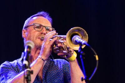 Bert Joris ft. Sam Joris Octet @ Jazz Middelheim, picture 1, photographed by Ann Carpentier - FrontView Magazine